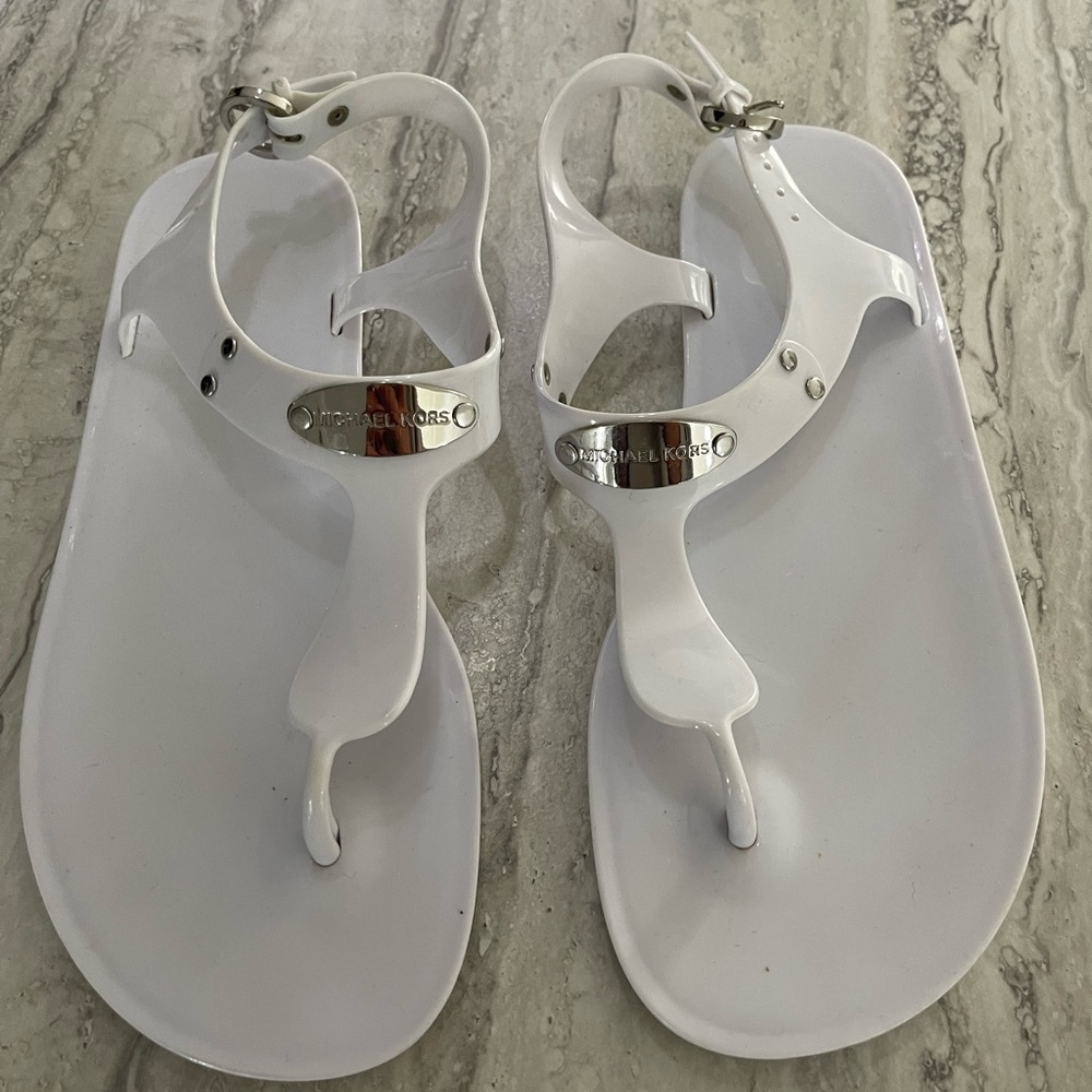 Michael Kors White Sandals